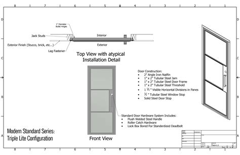 sheet metal door design|exterior steel door frame details.